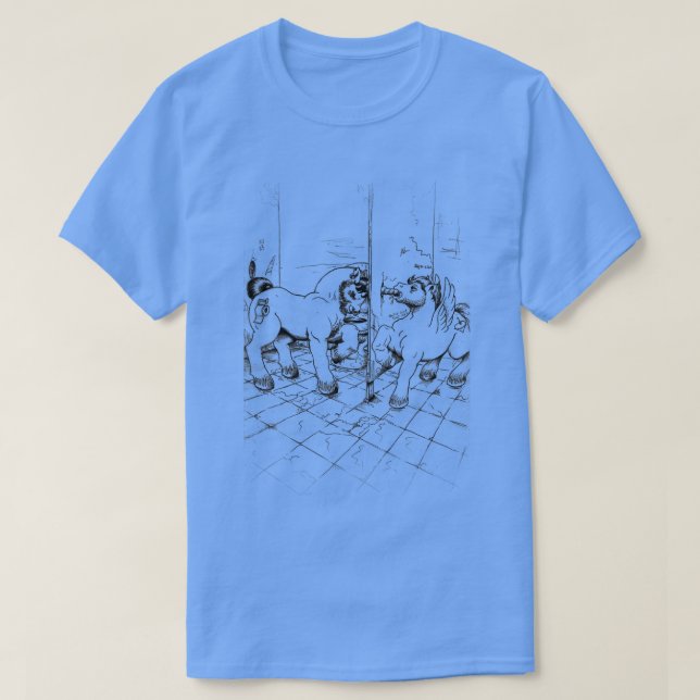 T-shirt Ponts à trous de glaces (Design devant)