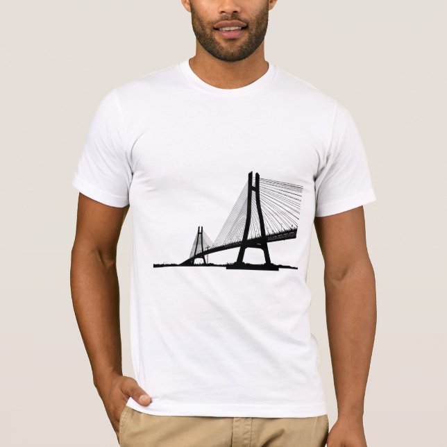 T-shirt Ponts : Golden Gate USA (Devant)