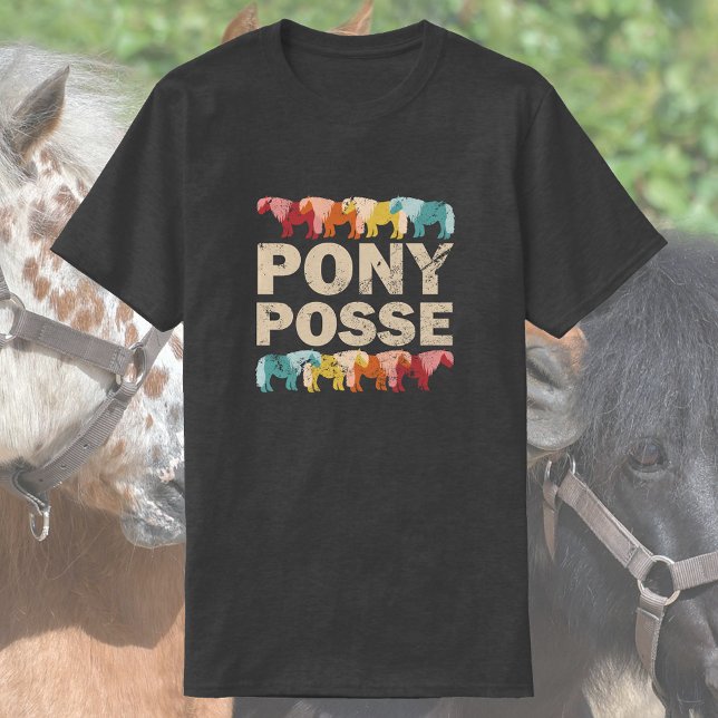 T-shirt Pony Posse | Drôle Cheval Vintage (Créateur téléchargé)