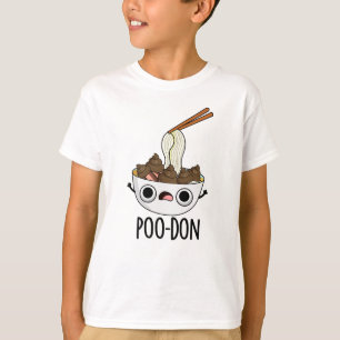 T-shirt Poo-don Funny Udon Pun