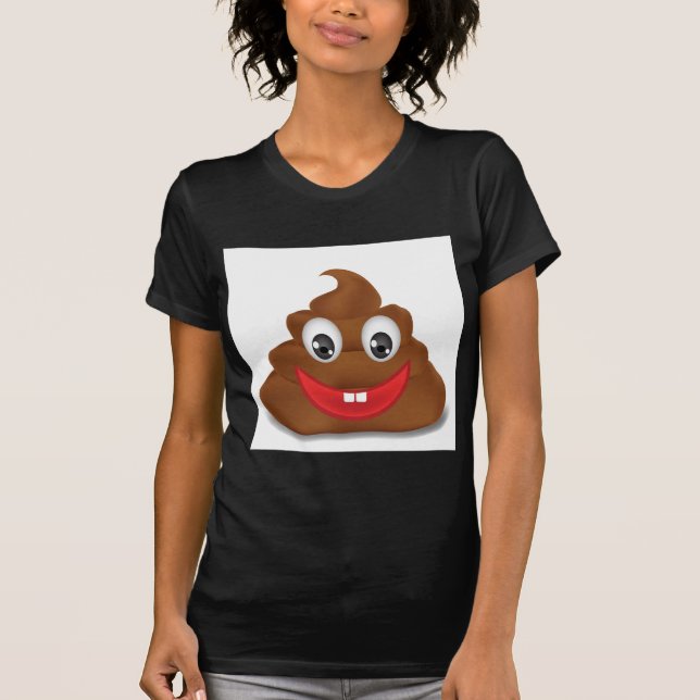 T-shirt poo emojis (Devant)