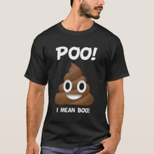 T-shirt Poo Halloween Costume Poop Chemise Je Veux Dire Bo