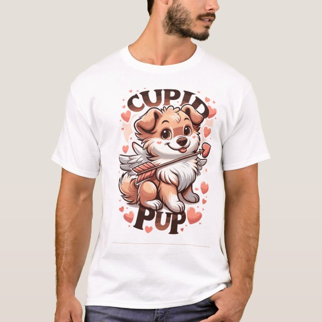 T-shirt Pooch de Cherub - Tasse Cupide Tee (Devant)
