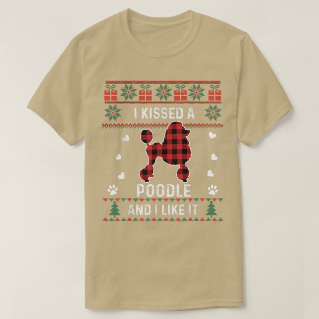 T-shirt Poodle Amoureux des chiens Cadeaux Poodle Chien An (Design devant)