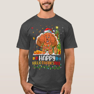 T-shirt Poodle Amoureux des chiens Funny Happy Poodle Hell