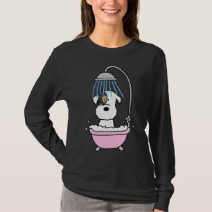 T-shirt Poodle arrosé
