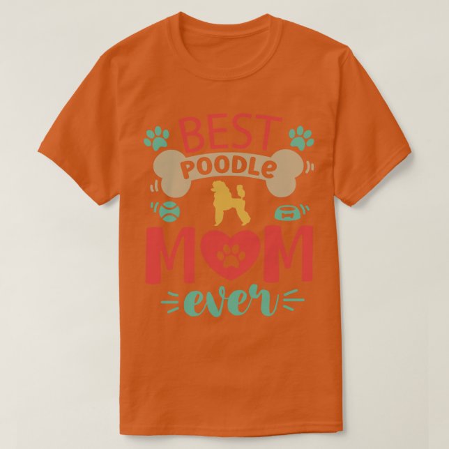 T-shirt Poodle Chien 2 (Design devant)