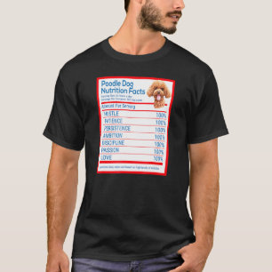 T-shirt Poodle Chien Propriétaire de la race Funny Nutriti