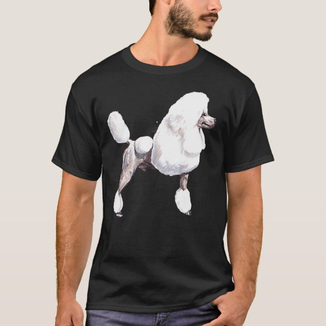 T-shirt Poodle Chien race Montrer Stack Stand (Devant)