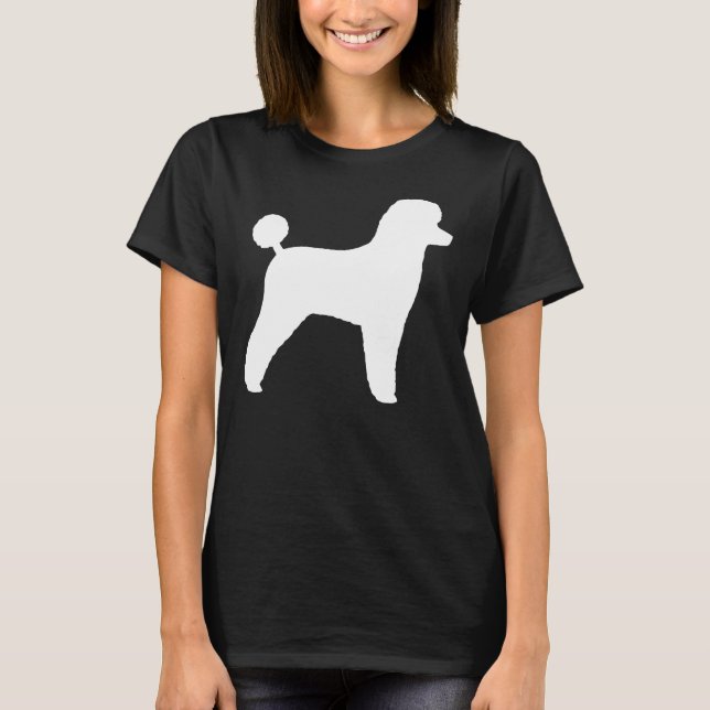 T-shirt Poodle de jouets blanc Silhouette S (Devant)