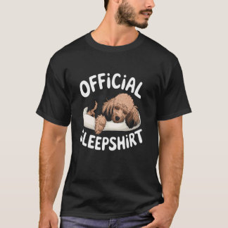 T-shirt Poodle Dog Mama Officiel Pyjama Chemise de Nuit