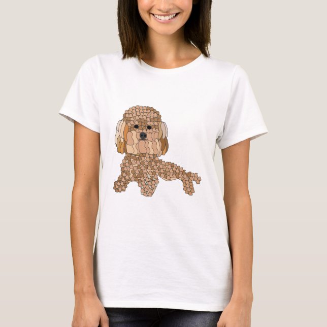 T-shirt Poodle Dog Mom (Devant)