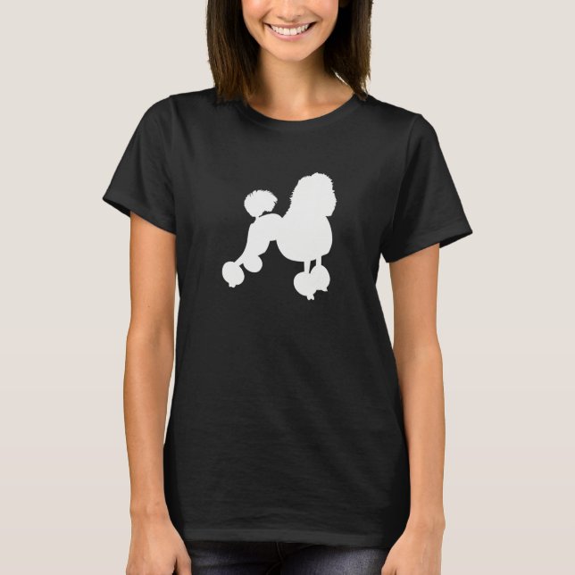 T-shirt Poodle Dog  Mom Dad Pet Cute  Puppy (Devant)