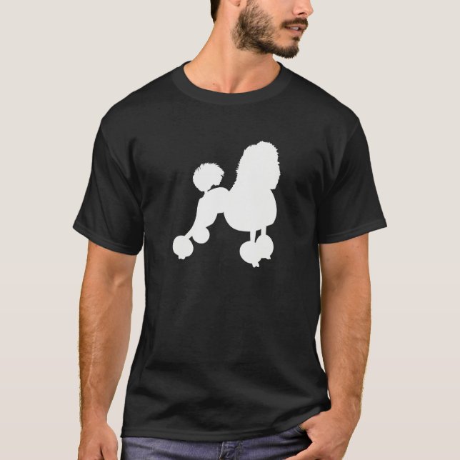 T-shirt Poodle Dog  Mom Dad Pet Cute  Puppy (Devant)