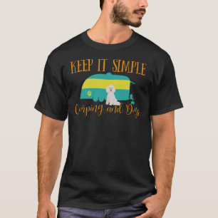T-shirt Poodle Dog Rv Camping Amoureux des chiens Cadeau