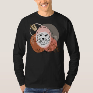 T-shirt Poodle Happy Fall Y All! Il Fait Météo ! Hello Pum