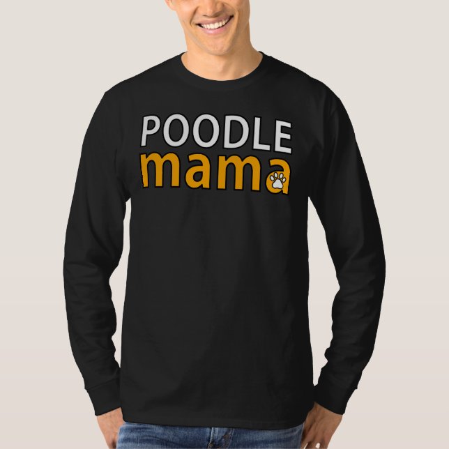 T-SHIRT POODLE MAMA (Devant)