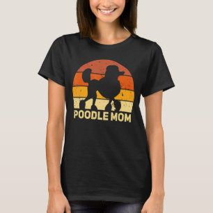 T-shirt Poodle Maman dit mème