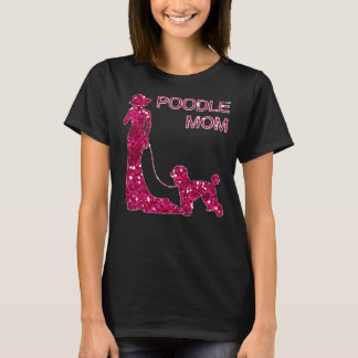 T-shirt Poodle Maman Épingle fourrée