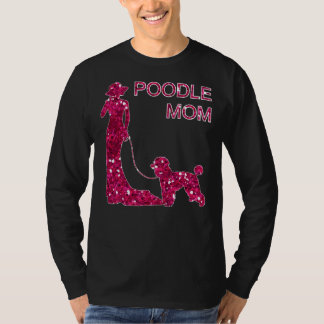 T-shirt Poodle Maman Épingle fourrée