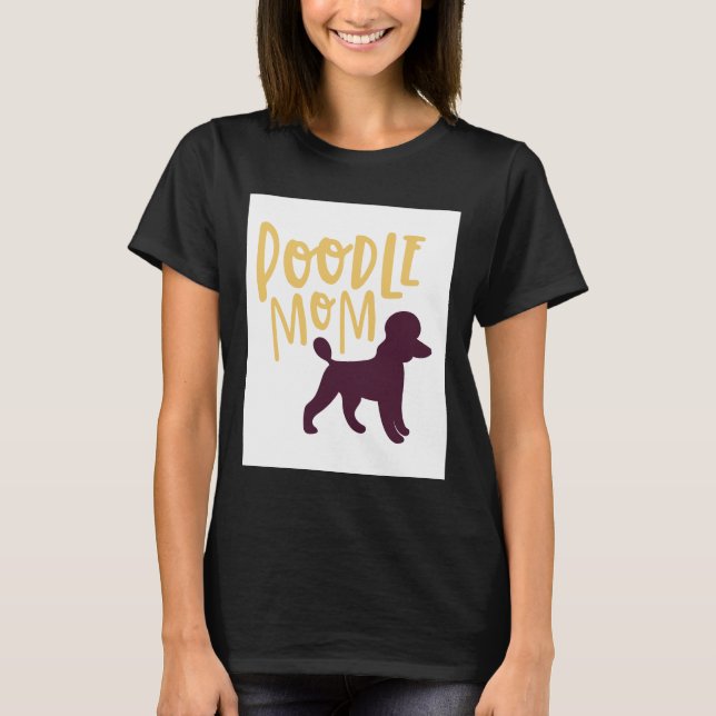 T-shirt Poodle Maman Essentiel (Devant)