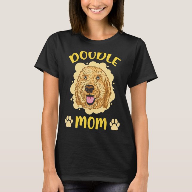 T-shirt Poodle Maman Propriétaire de chien (Devant)