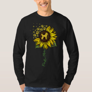 T-shirt Poodle Maman Sunflower Poodle Amant Cadeaux Chift
