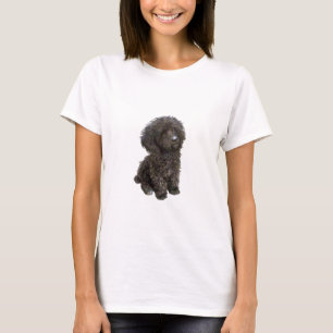 T-shirt Poodle - petit jouet noir