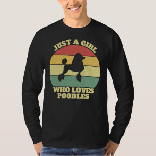 T-shirt Poodle Pour Filles