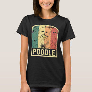 T-shirt Poodle Retro Chien Poodles Poodles Propriétaire