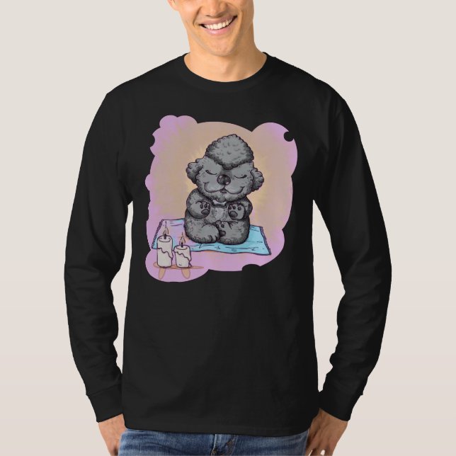 T-shirt Poodle Zen (Devant)