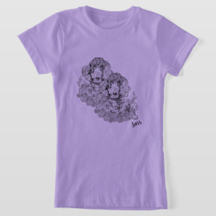 T-shirt : Poodles