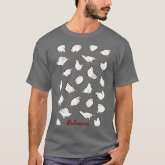 T-shirt Poofy Pigeons blanc