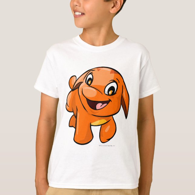 T-shirt Poogle Orange (Devant)