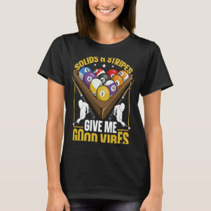 T-shirt Pool Billiards Cue Jeu pour un joueur de billard