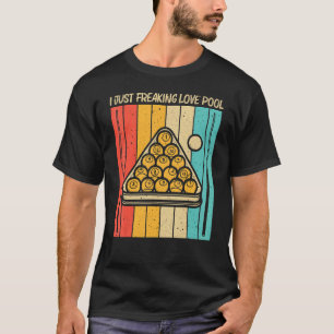 T-shirt Pool cool Pour Hommes Billard Snooker Femmes Billa