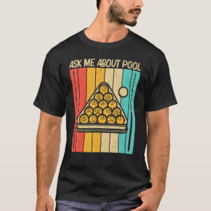 T-shirt Pool cool Pour Hommes Billard Snooker Femmes Billa
