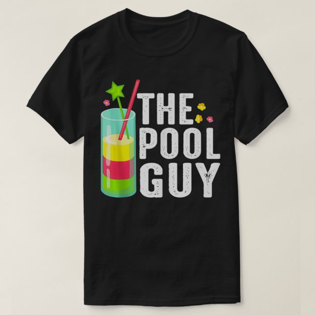 T-shirt Pool Guy Pool Party Cabana Boy Beach Cruise 1  (Design devant)