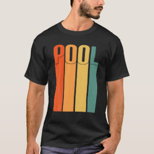 T-shirt Pool Retro Vintage Les années 70 Design 1970S Bil