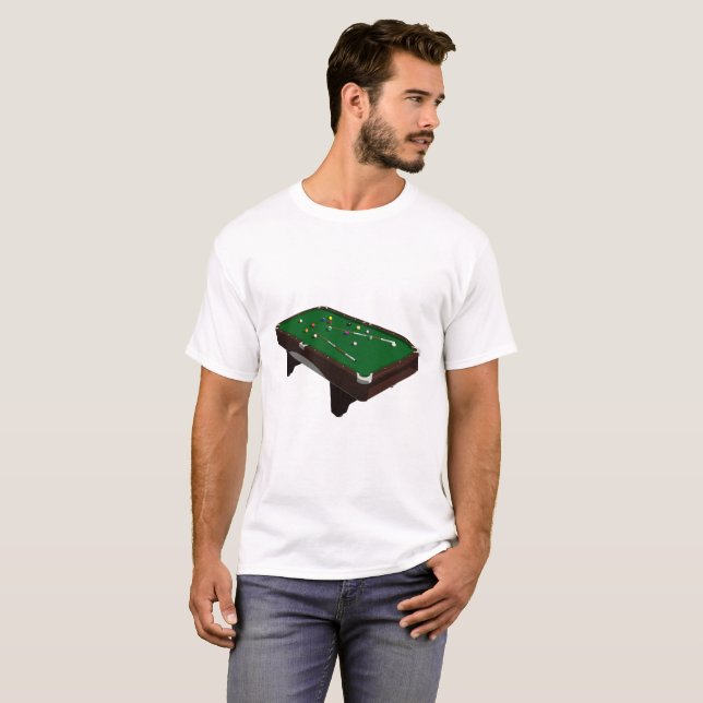T-shirt Pool table (Devant entier)