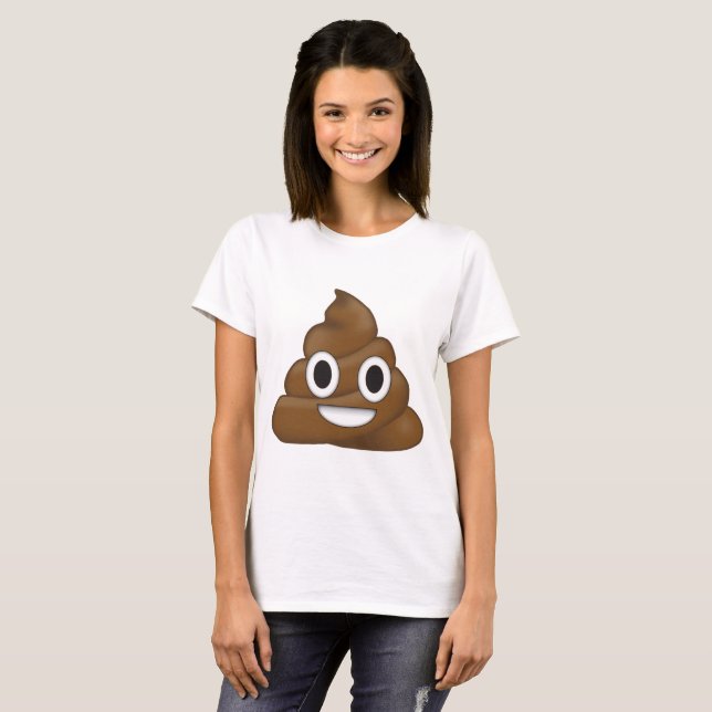 T-shirt Poop émoji (Devant entier)