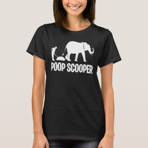 T-shirt Poop Scooper Animal Keeper Zoo Keeper Animal Zoo