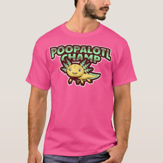 T-shirt Poop Un Lot Gardien De Salamandre Axolotl