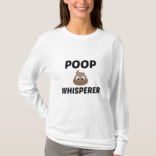 T-SHIRT POOP WHISPETER (Devant)