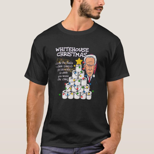 T-shirt Poopy Pants Biden Colonoscopy Christmas Meme Chris (Devant)