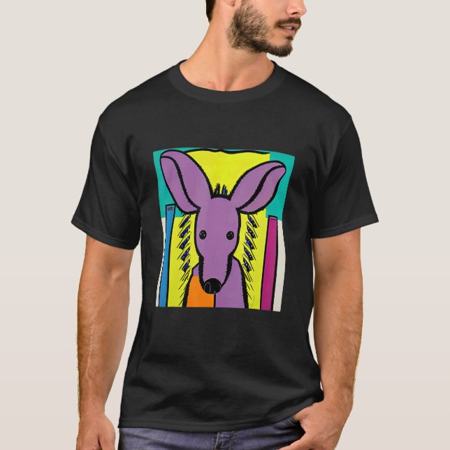 T-shirt Pop Aardvark Très Chic Pour Hommes Femmes & Enfant (Devant)