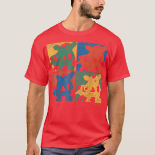 T-shirt Pop Art Agriculteur Agritourisme Animal Vache Louv
