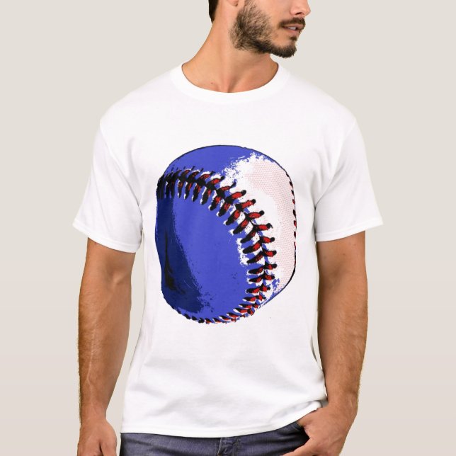 T-shirt Pop Art Baseball (Devant)