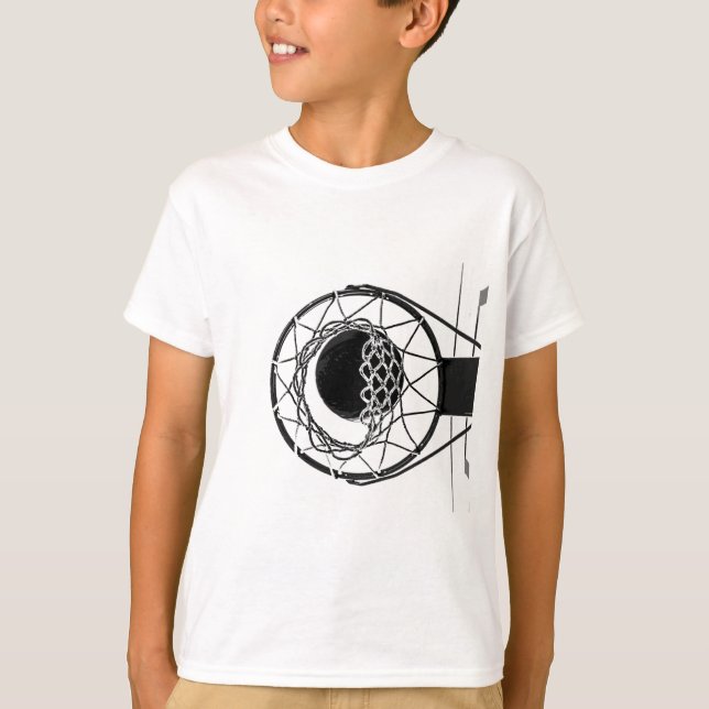 T-shirt Pop Art Basket (Devant)