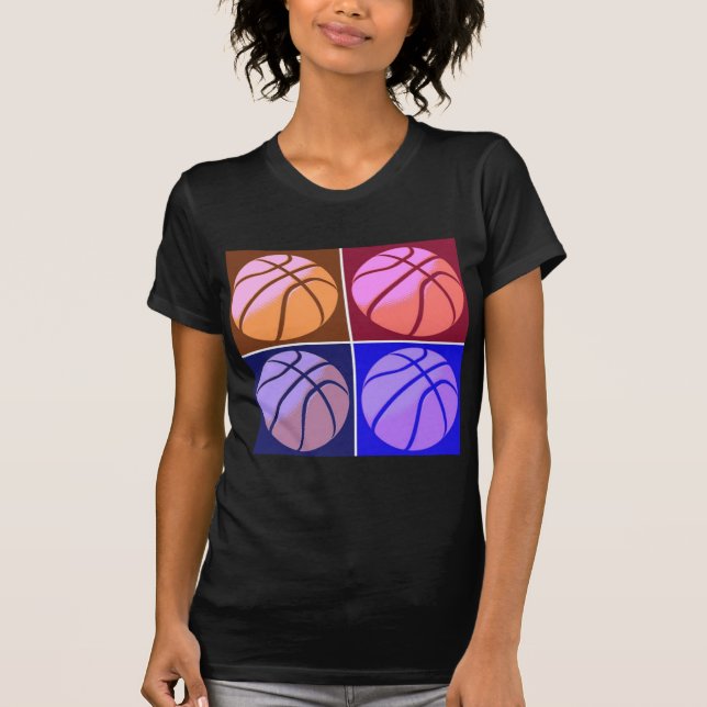 T-shirt Pop Art Basket (Devant)